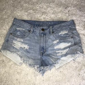American Eagle Distressed Jean Shorts